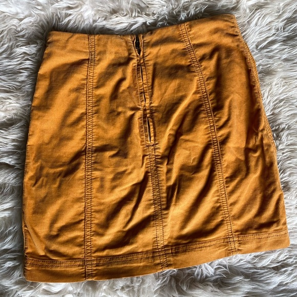 Free People Modern Femme Cord High-Waist Mini Skirt, Size 4 - Picture 5 of 7